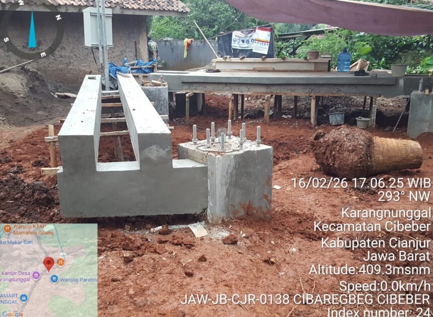 Diduga Belum Kantongi IMB/PBG, Pembangunan Tower di Karang Nunggal Cibeber Disorot Warga CIANJUR