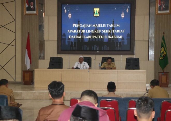 Sekum MUI Pimpin Pengajian MTA, Sekda Sukabumi Hadiri Pembinaan Spiritual Aparatur
