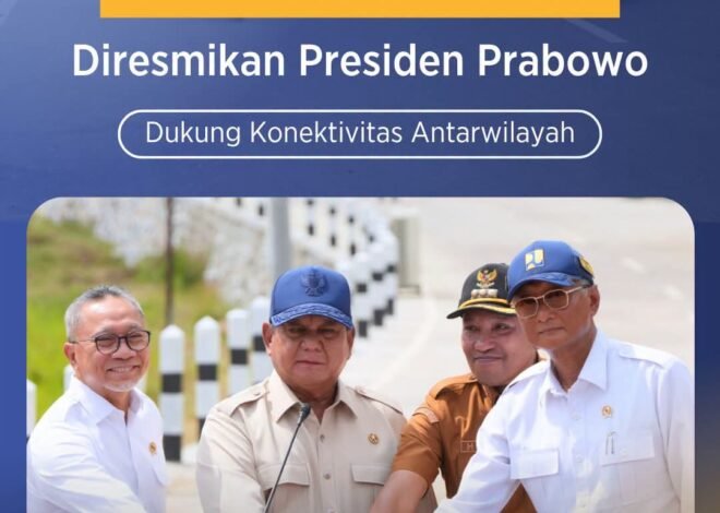 Presiden Prabowo Resmikan Penanganan Jalan Daerah Sepanjang 1.151 Km melalui Program IJD 2025