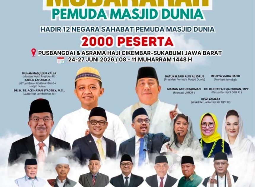 Camp Religi Mubarakah Pemuda Masjid Dunia Digelar di Cikembar, Hadirkan Peserta dari 12 Negara